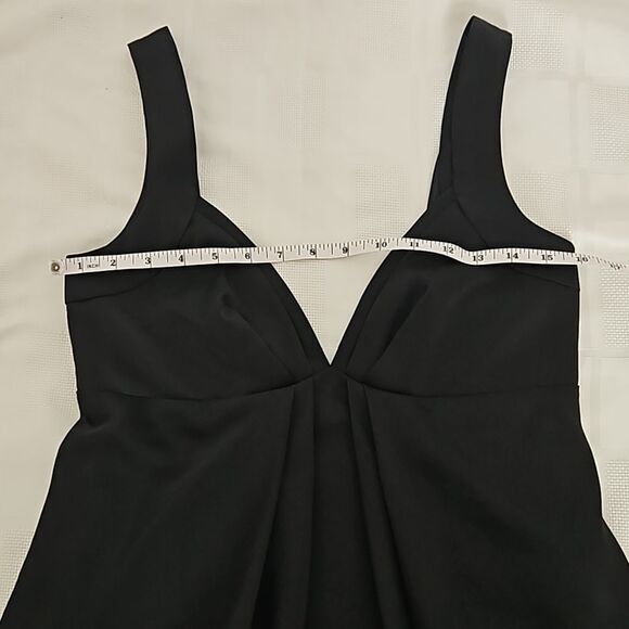 Calvin Klein Maternity Robe Slip-On Midi Dress With Low Back Black 6 - Picture 8 of 16
